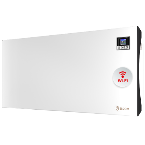 Конвектор ELDOM Galant RH01W25W-W, стенен, с електронно Wi-Fi управление, 2500W 